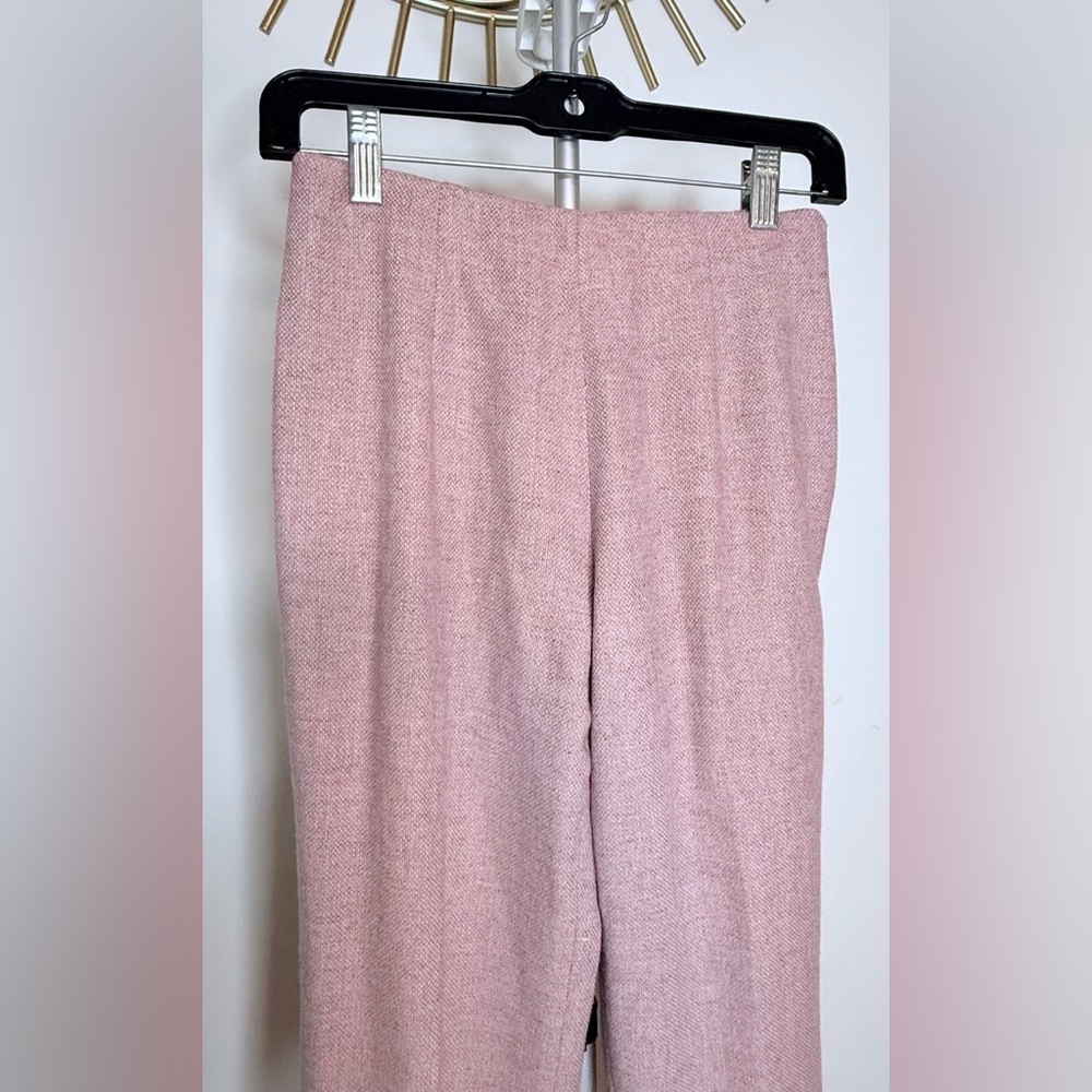 Vintage Chadwick’s pink wool blend tweed lined classic preppy pants career 2 EUC - Picture 3 of 11
